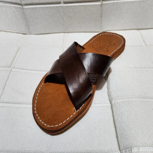 Women’s Criss Cross Moroccan Leather Sandals